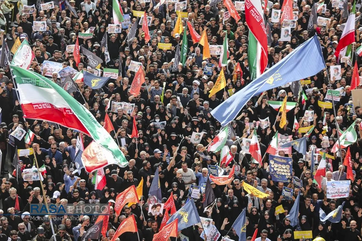 تشییع با شکوه و میلیونی شهدای اقتدار ملی در تهران