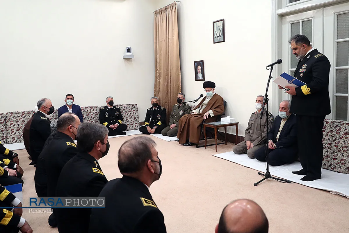 دیدار فرماندهان نیروی دریایی ارتش با فرمانده کل قوا