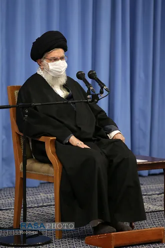 دیدار دست&zwnj;اندرکاران مراسم سالگرد شهادت حاج قاسم سلیمانی با رهبر انقلاب