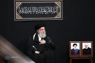 دومین شب مراسم عزاداری حضرت اباعبدالله الحسین (علیه&zwnj;السلام) با حضور رهبر انقلاب