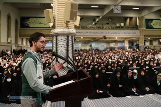 دیدار دانش&zwnj;آموزان و دانشجویان با مقام معظم رهبری