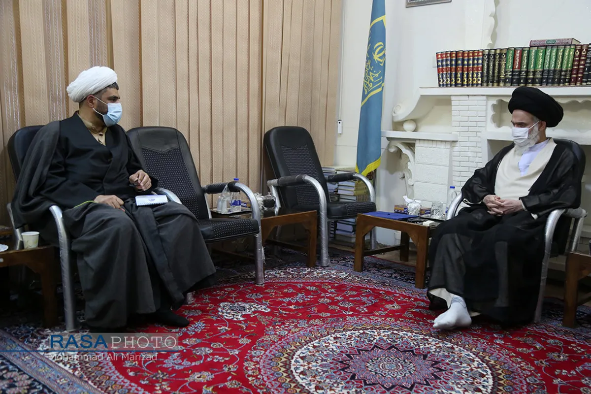 دیدار مدیرعامل خبرگزاری رسا با آیت الله حسینی بوشهری