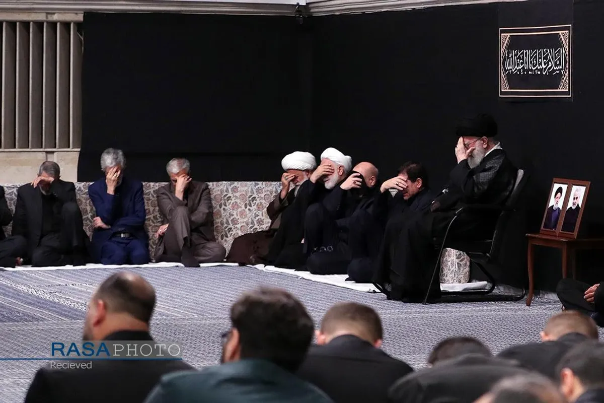 دومین شب مراسم عزاداری حضرت اباعبدالله الحسین (علیه&zwnj;السلام) با حضور رهبر انقلاب