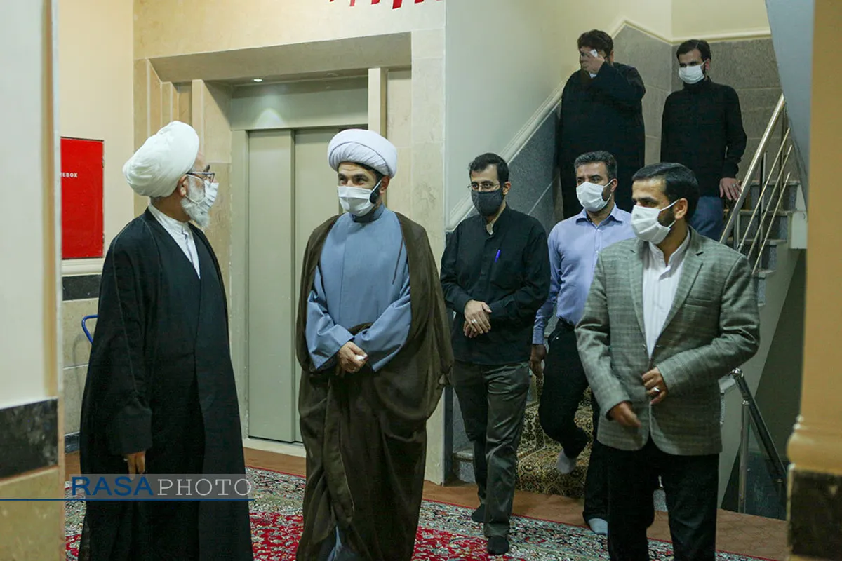 بازدید حجت الاسلام والمسلمین فرخ&zwnj;فال رییس مجمع عمومی جامعه مدرسین از خبرگزاری رسا