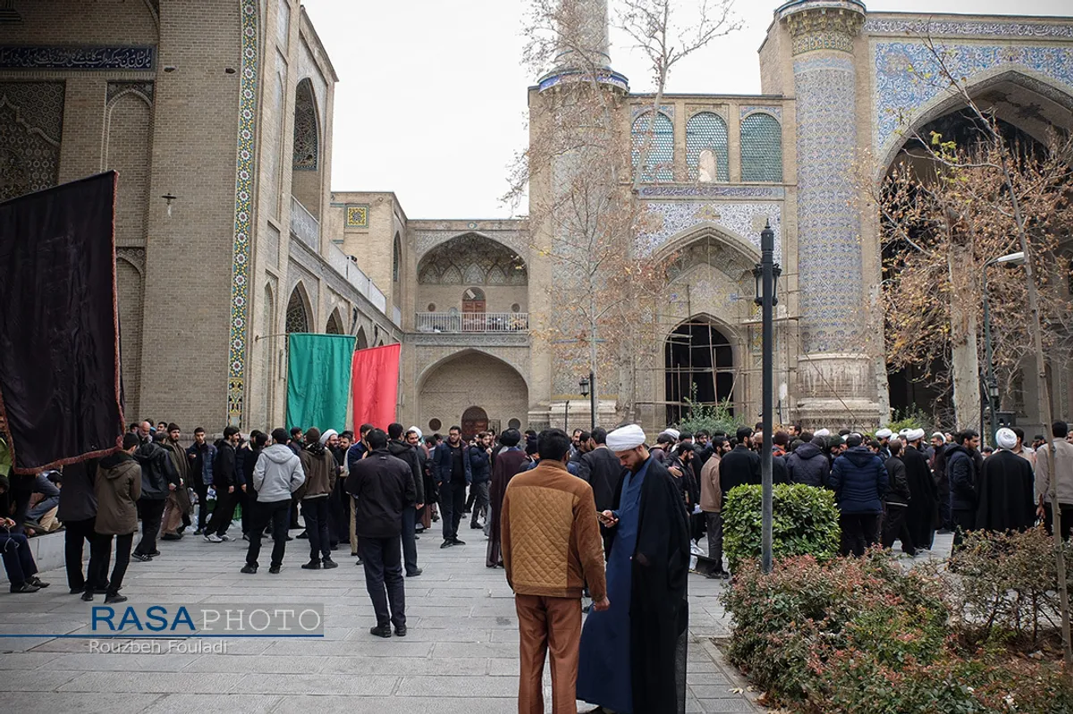 تجمع طلاب حوزه علمیه تهران درپی شهادت سپهبد حاج قاسم سلیمانی