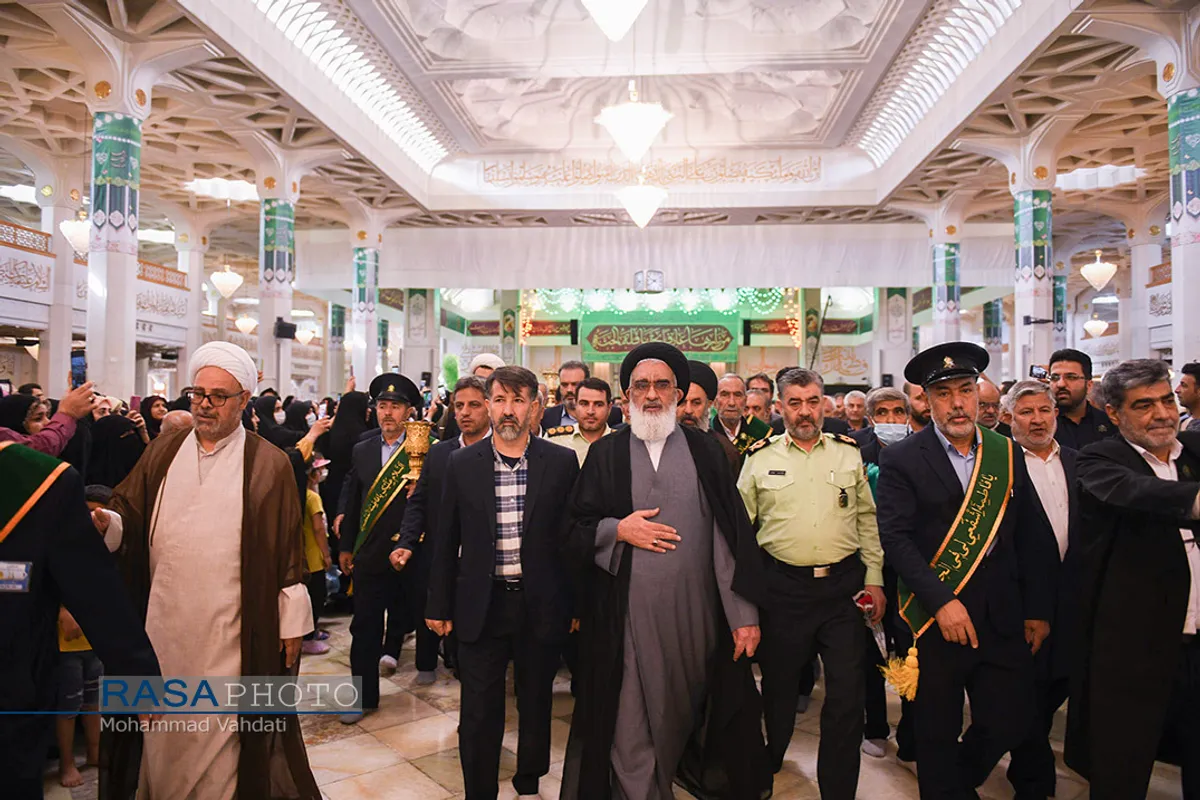 آیین خطبه&zwnj;خوانی آغاز دهه کرامت در حرم حضرت فاطمه معصومه (سلام الله علیها)