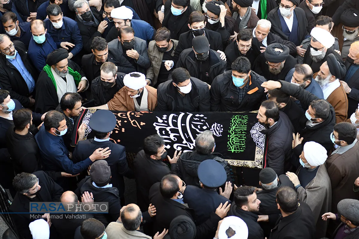 تشییع حضرت آیت الله صافی گلپایگانی در قم