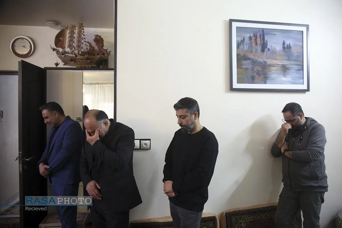 حضور خادمان حرم حضرت معصومه (س) در منزل سپهبد شهید عبدالرحیم موسوی