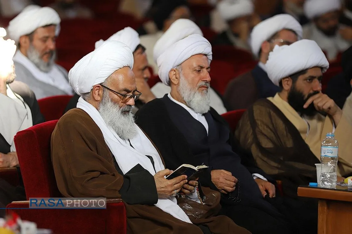 گردهمایی اساتید سطوح عالی و خارج حوزه علمیه قم با حضور سردار حاجی زاده