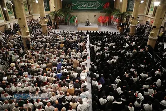 دیدار پیشکسوتان و فعالان دفاع مقدس و مقاومت با رهبر انقلاب