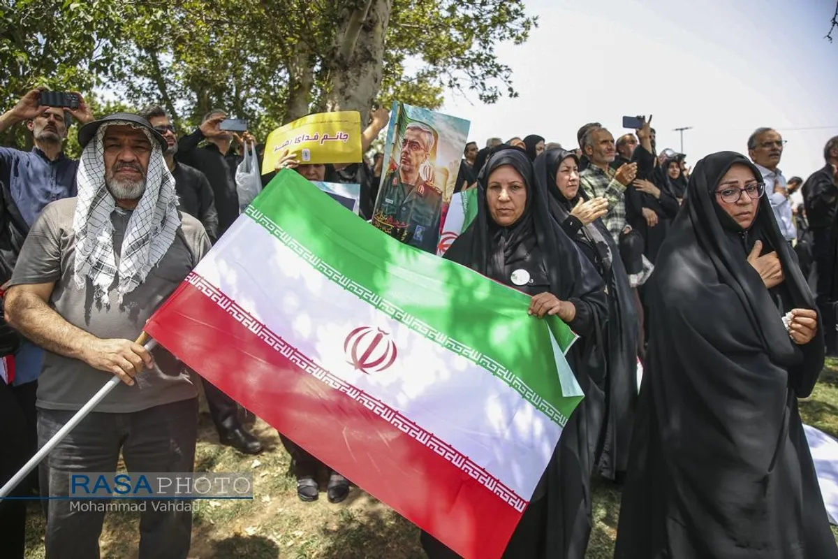 تشییع با شکوه و میلیونی شهدای اقتدار ملی در تهران