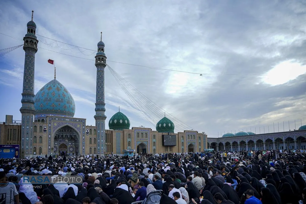 مراسم پر فیض دعای عرفه در مسجد مقدس جمکران