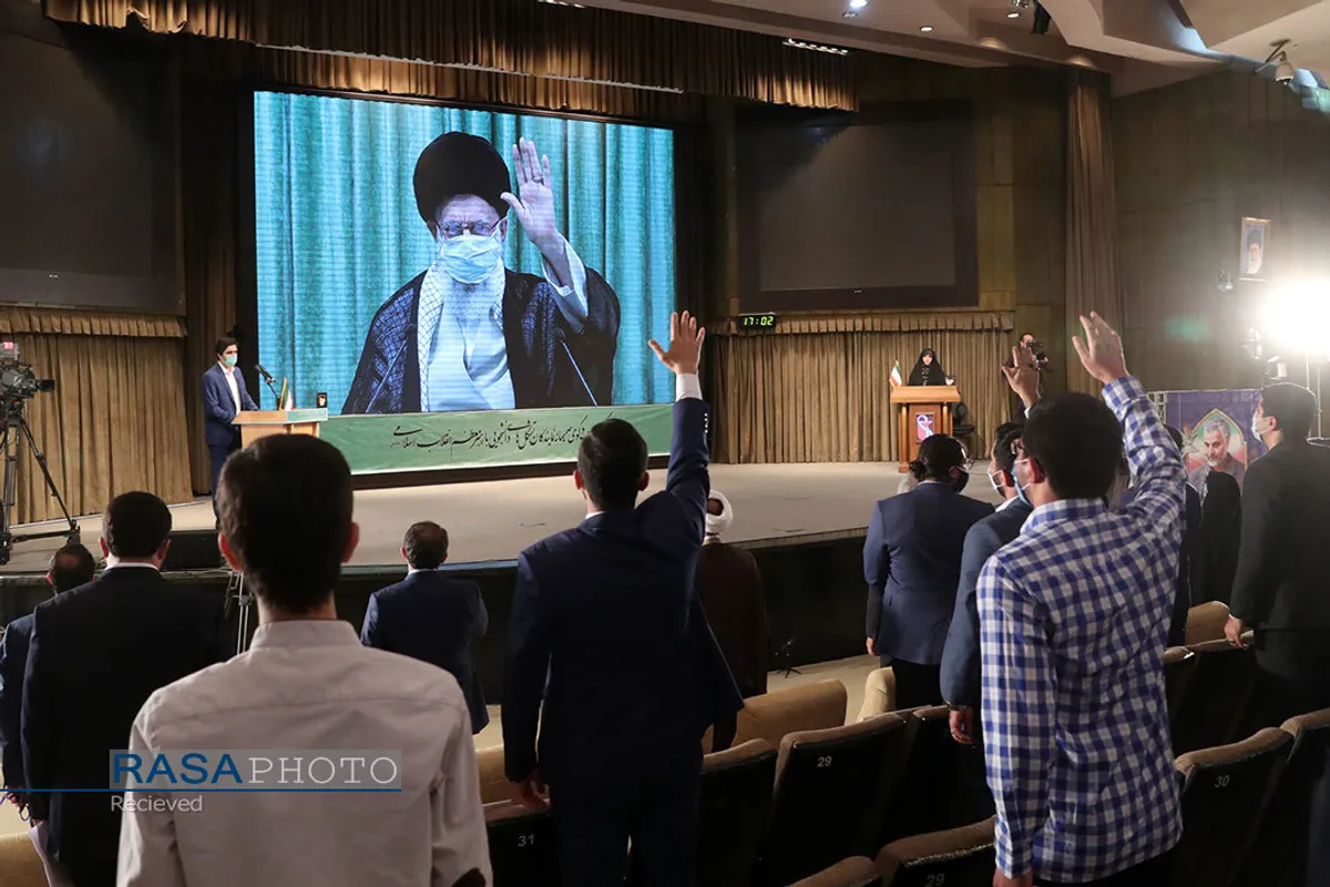 دیدار تصویری نمایندگان تشکل&zwnj;های دانشجویی با مقام معظم رهبری