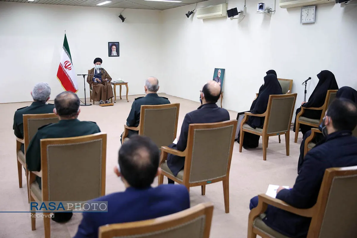 دیدار خانواده شهید سپهبد حاج قاسم سلیمانی با مقام معظم رهبری