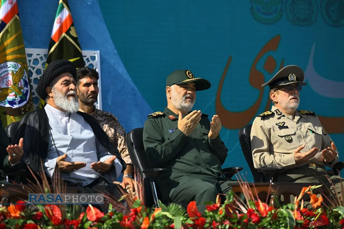 صبحگاه مشترک نیروی&zwnj;های مسلح در مسجد مقدس جمکران