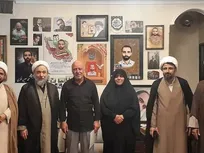 تجلیل مسئول سازمان بسیج طلاب کشور از خانواده طلبه بسیجی شهید «محمدمعین نظری»
