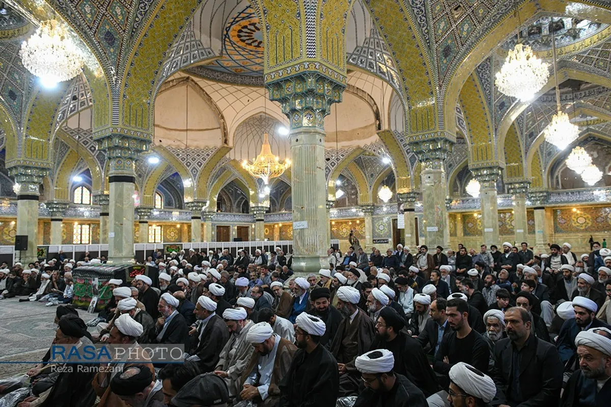 مراسم تشییع آیت الله صلواتی