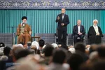 دیدار مسئولان نظام و سفرای کشورهای اسلامی با رهبر معظم انقلاب