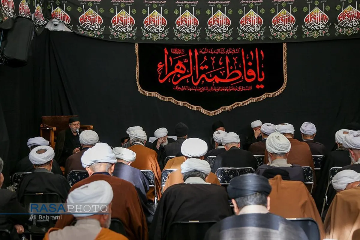 عزاداری روز شهادت حضرت صدیقه کبری (سلام&zwnj;الله&zwnj;علیها) در بیوت مراجع تقلید