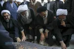 مراسم تشییع و خاکسپاری ابوالشهید حاج&zwnj;آقا عبدالله طائب