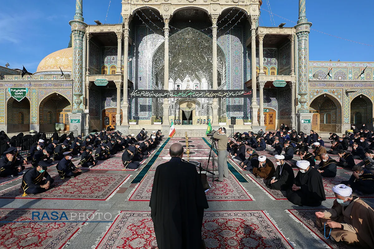 خطبه&zwnj;خوانی خادمان حرم کریمه اهل&zwnj;بیت (س) در روز شهادت امام موسی کاظم (ع)