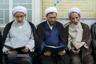 مراسم بزرگداشت شهدای عدالت و حجت الاسلام نیری در قم