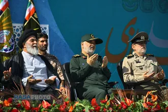 صبحگاه مشترک نیروی&zwnj;های مسلح در مسجد مقدس جمکران