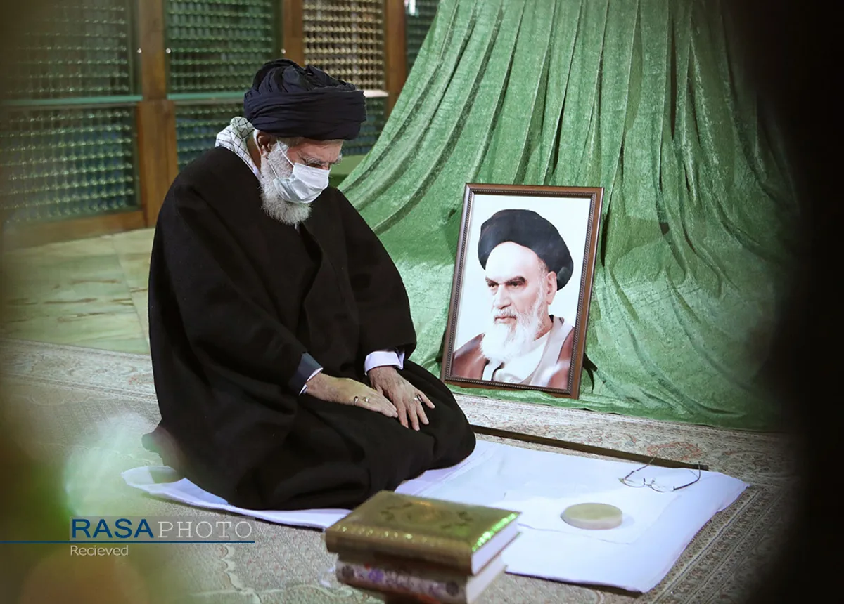حضور مقام معظم رهبری در مرقد امام راحل (ره) و گلزار شهدای بهشت زهرا(س)