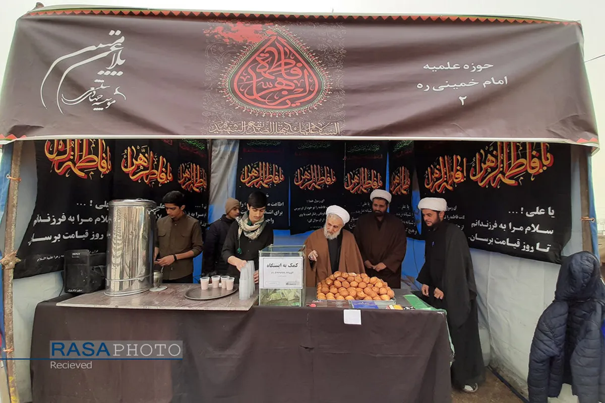حضور آیت الله صدیقی در ایستگاه صلواتی