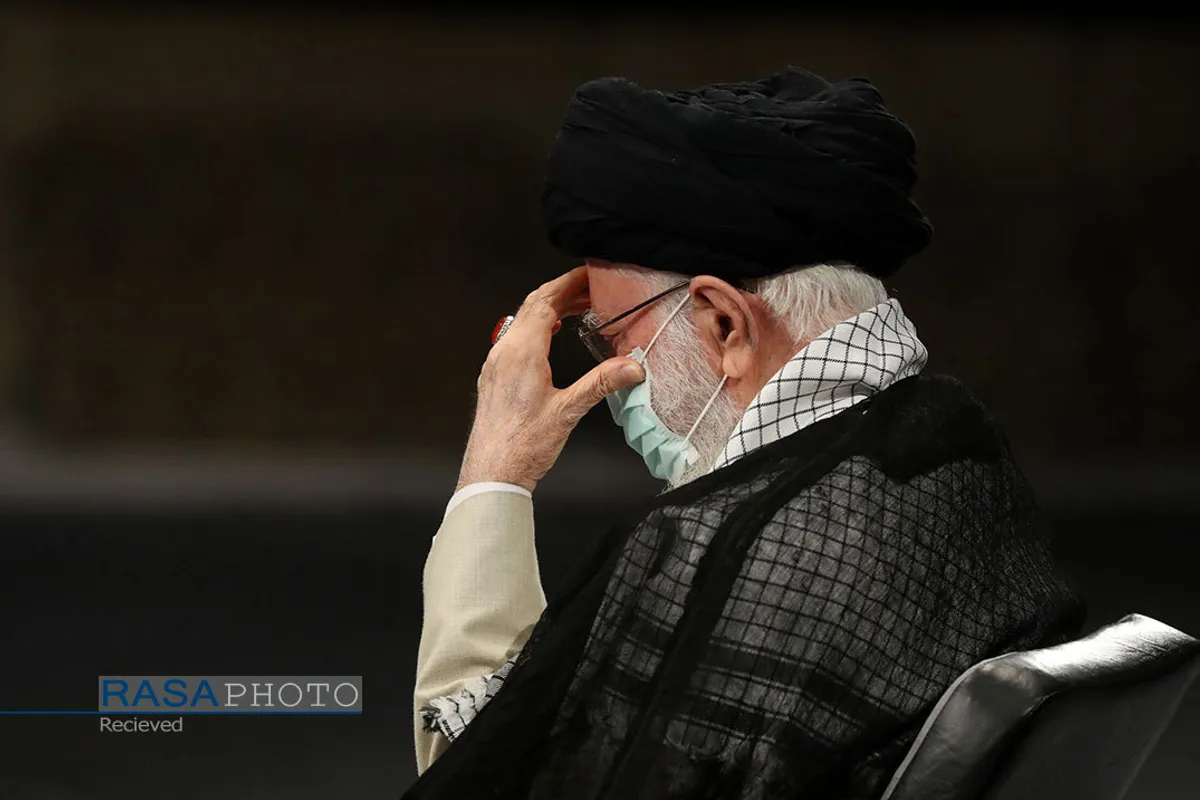 مراسم عزاداری شهادت امام رضا (ع) با حضور مقام معظم رهبری