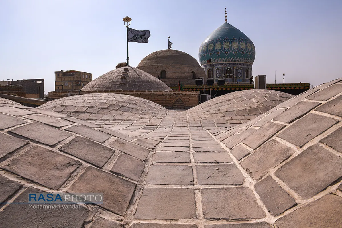 برپایی خیمه عزا در حرم امامزاده موسی مبرقع (ع) در قم