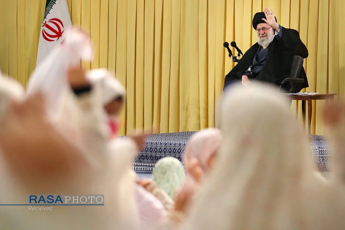مراسم جشن تکلیف دختران دانش&zwnj;آموز با حضور مقام معظم رهبری