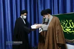 عمامه گذاری تعدادی از طلاب حوزه علمیه قم در روز میلاد حضرت زهرا (سلام الله علیها)