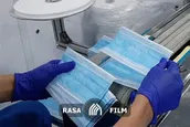 کارگاه تولید ماسک گروه های جهادی بسیج دانشجویی استان قم