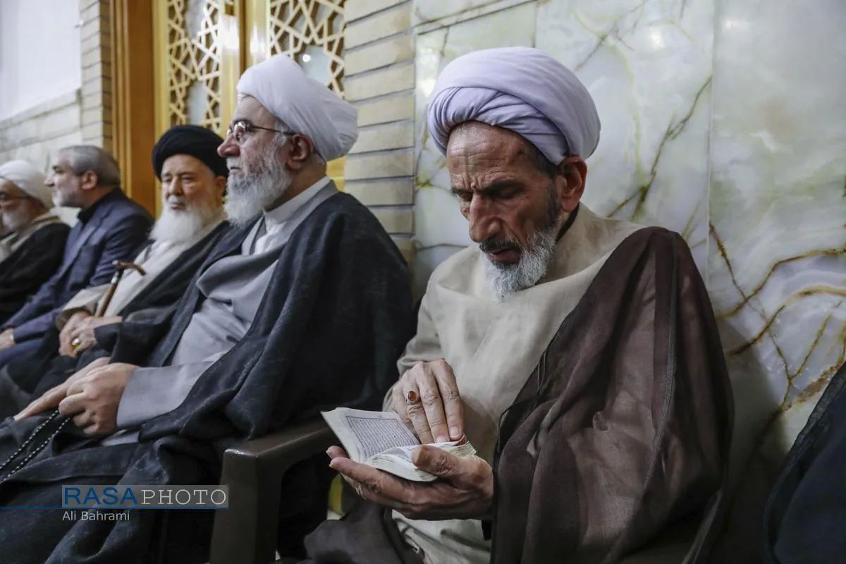 مراسم بزرگداشت چهلم شهیدان لاریجانی