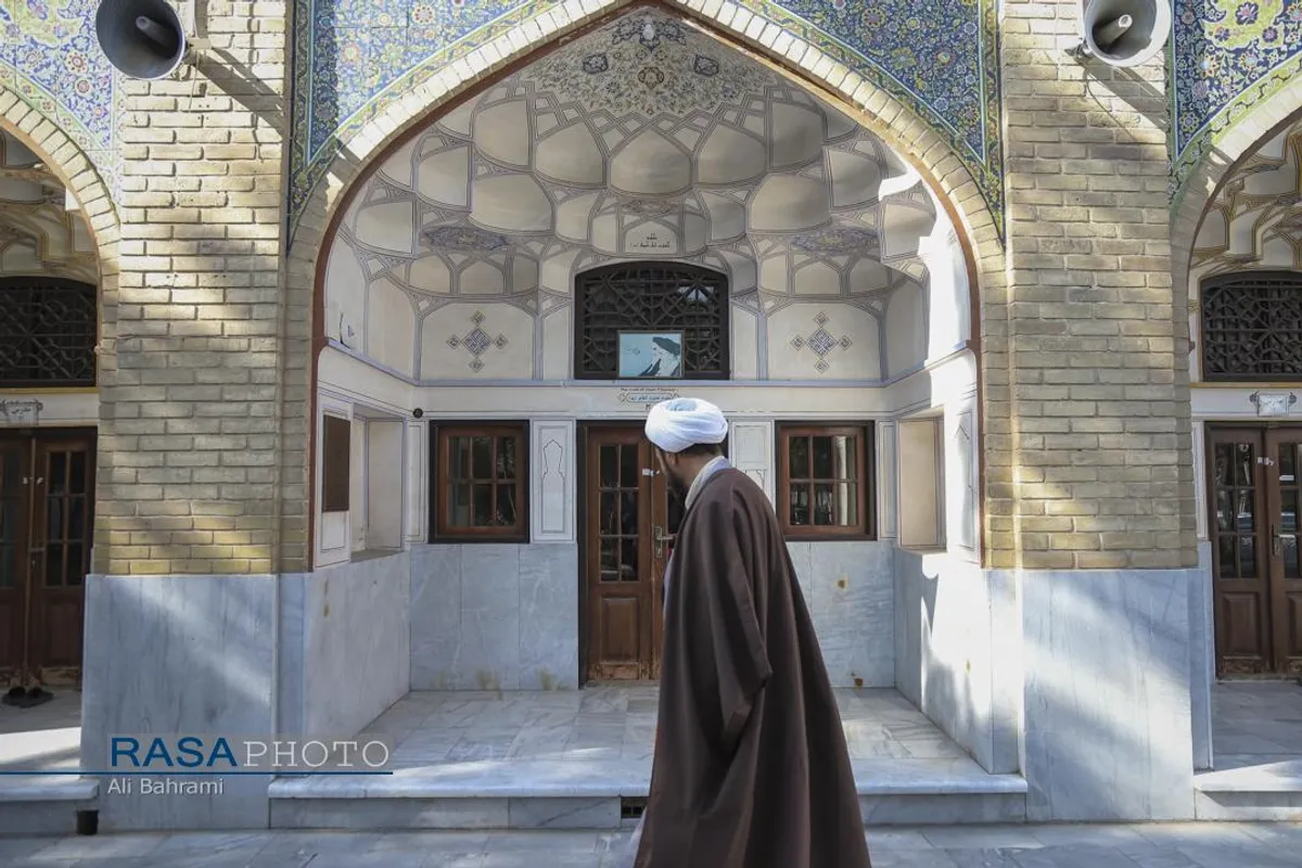 حجره حضرت امام خمینی (ره) در مدرسه فیضیه قم