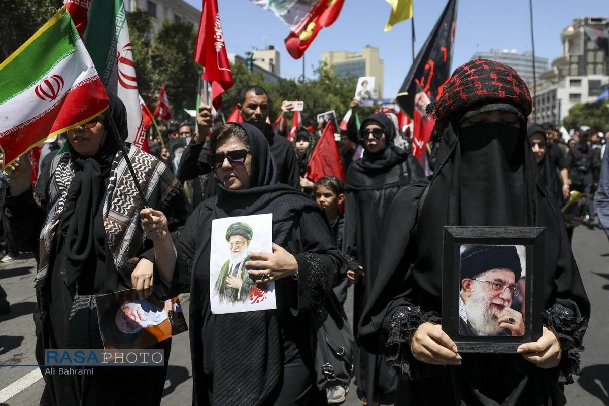 قیام خراسان در تشییع میلیونی رهبر شهید انقلاب اسلامی