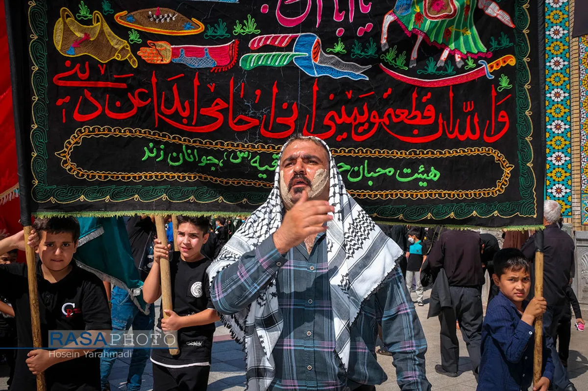 عزاداری روز شهادت حضرت امام علی بن موسی الرضا (ع) در قم