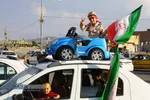 راهپیمایی خودرویی درحمایت از مردم مظلوم فلسطین&lrm; و افغانستان