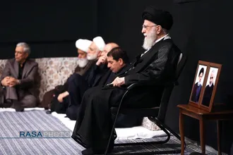 دومین شب مراسم عزاداری حضرت اباعبدالله الحسین (علیه&zwnj;السلام) با حضور رهبر انقلاب