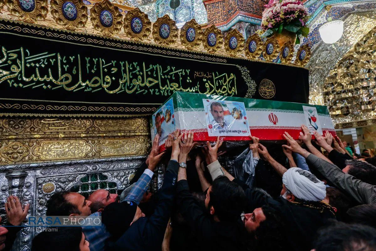 تشییع پیکر ۱۷ شهید تجاوز آمریکایی صهیونی به پردیسان