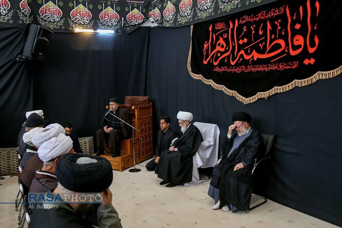 عزاداری روز شهادت حضرت صدیقه کبری (سلام&zwnj;الله&zwnj;علیها) در بیوت مراجع تقلید