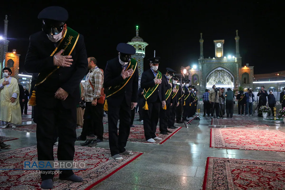 آیین خطبه خوانی در حرم کریمه اهلبیت (علیهم السلام)