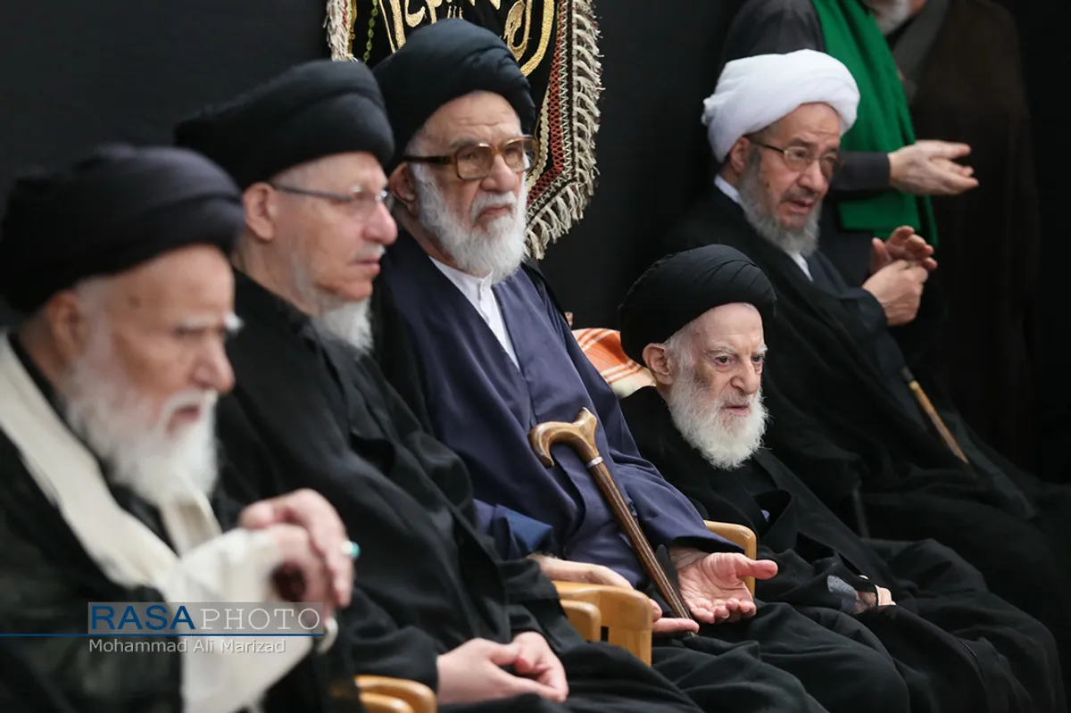 عزاداری روز هشتم محرم در بیت حضرت آیت الله شبیری زنجانی