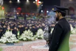 آیین خطبه&zwnj;خوانی شب شهادت امام رضا (ع) در حرم مطهر رضوی