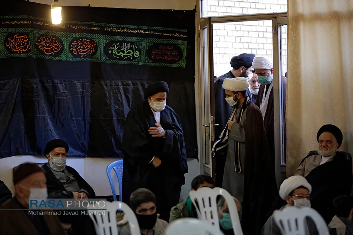 عزاداری شهادت حضرت زهرا (سلام الله علیها) در بیت آیت الله مرتضوی