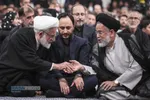 مراسم عزاداری شب تاسوعای حسینی (علیه&zwnj;السلام) در حسینیه امام خمینی (ره)
