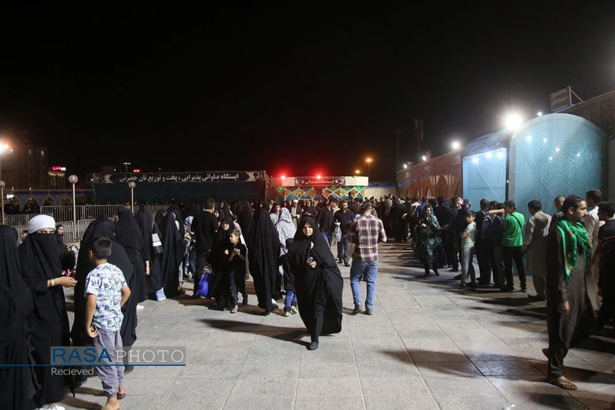 عزاداری شب شهادت امام رئوف (ع) در حرم کریمه اهلبیت (ع)