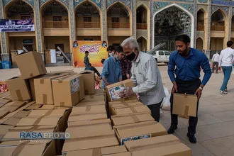 توزیع ۸۲ هزار بسته معیشتی در دومین مرحله رزمایش کمک مؤمنانه در شیراز&lrm;