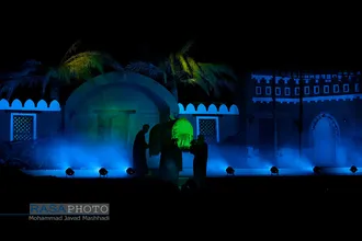 نمایش آئینی نگین شکسته در مشهد&lrm;